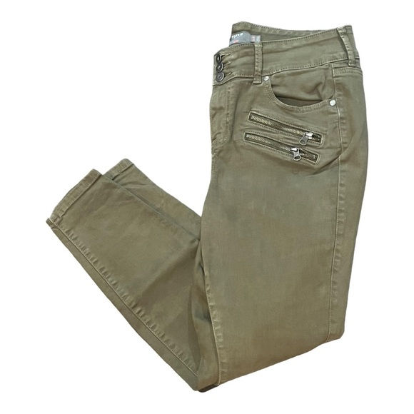 Torrid size 14R army green jeggings EUC - Picture 4 of 10